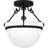 Charlier Glass Semi Flush Mount