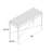 Sharna 52'' Glass Top Console Table-757922406