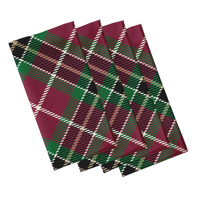Ensemble de serviettes 4 pièces Kordell, Rouge