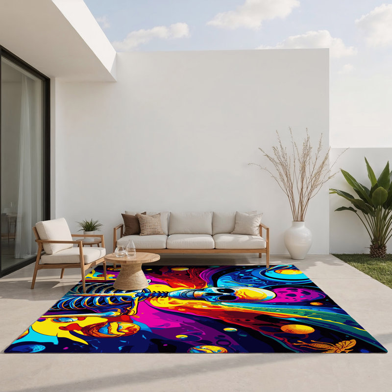 Tapis intérieur et extérieur, Rectangle 1 pi 6 po x 2 pi 6 po