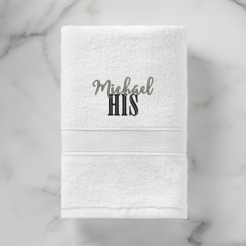 Cotton Midweight Hand Towel, White