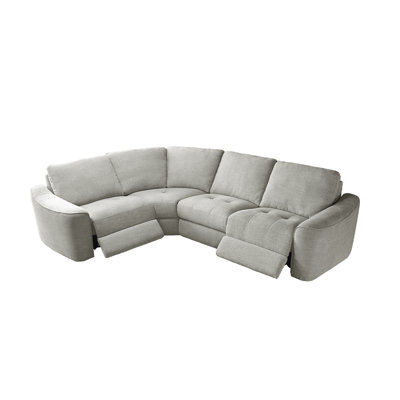 Lexor Power Reclining 4-piece Sectional Sofa With Storage & Wireless Charging & Usb Port