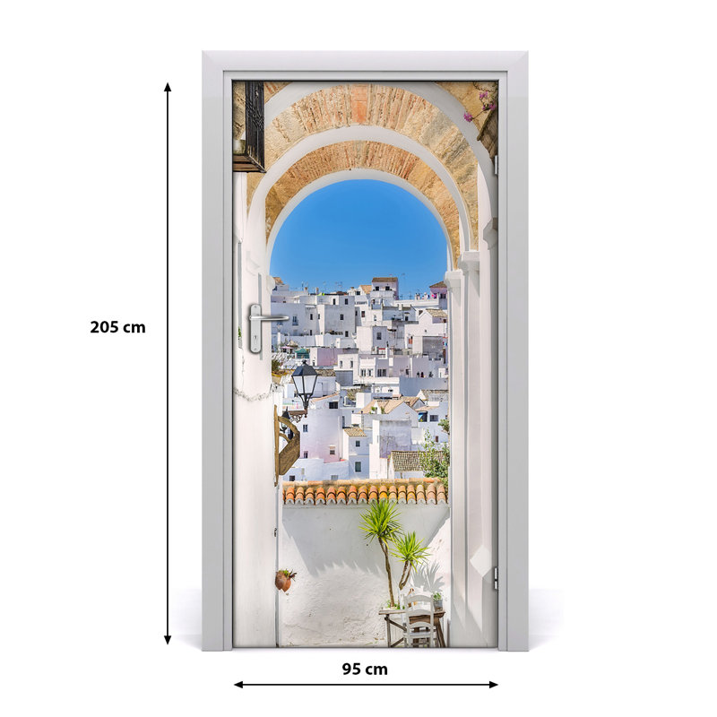 Andalusia Spain Door Decal, 205cm H x 95cm W