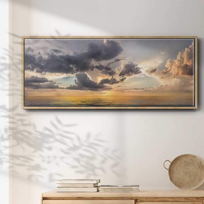«Heavenly Sunset», reproduction sur toile, H 20 po x l 50 po x P 1,5 po, Naturel