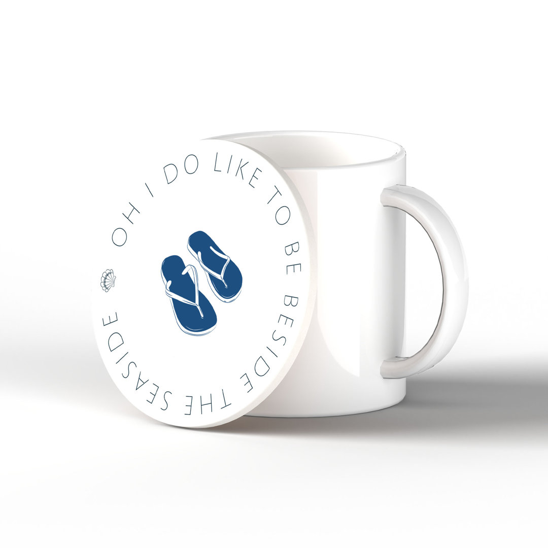 Ceramic Round 1 Piece Coaster