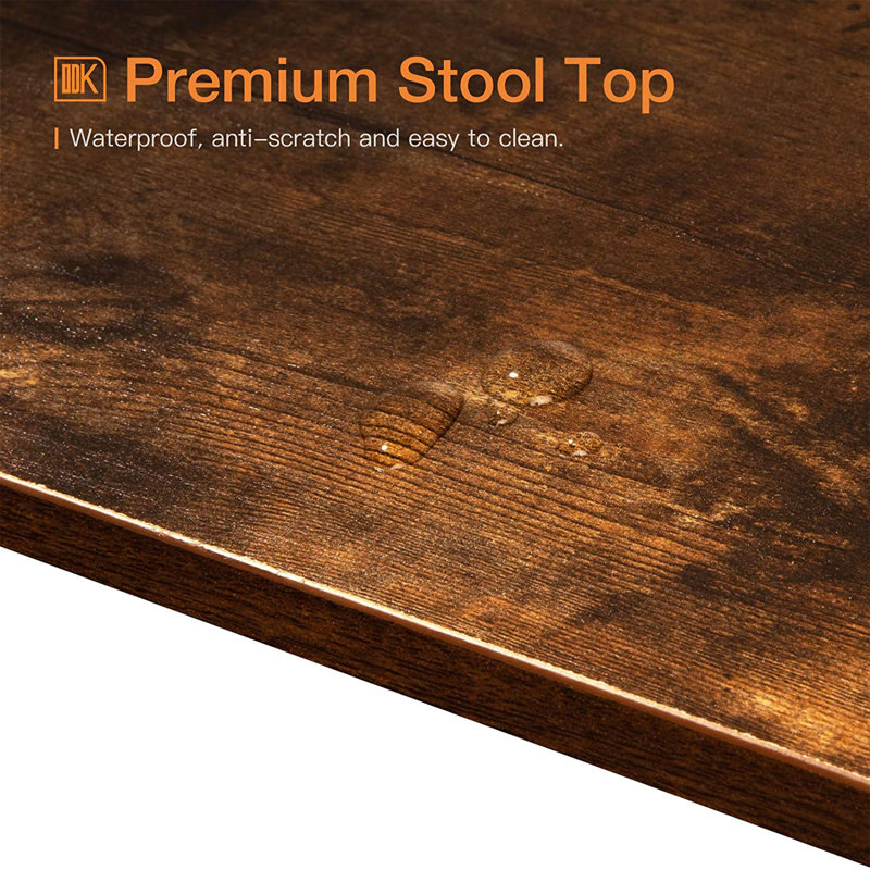 Counter Stool with Metal Frame