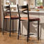 Counter Stool with Metal Frame