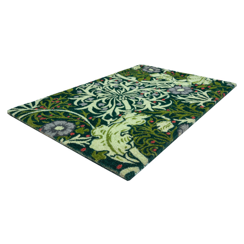 Victoria and Albert Museum Love in a Mist Coir Doormat, 24" W x 36" L