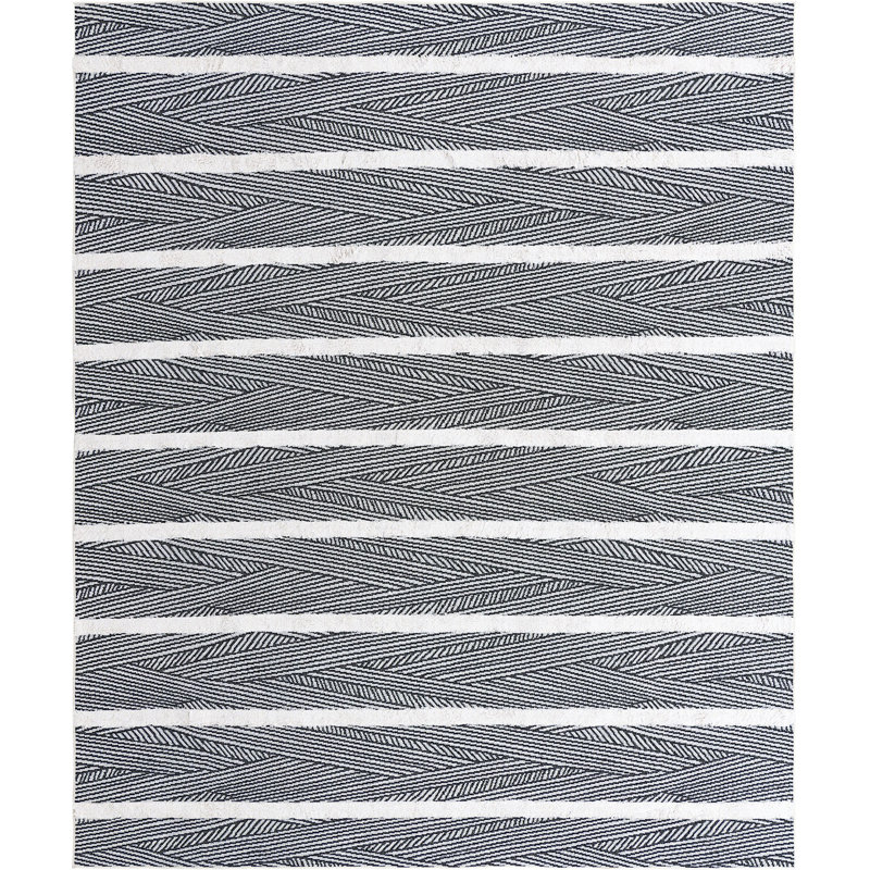 Eiryn Cotton Abstract Indoor Rug, Rectangle 8'3" x 10'
