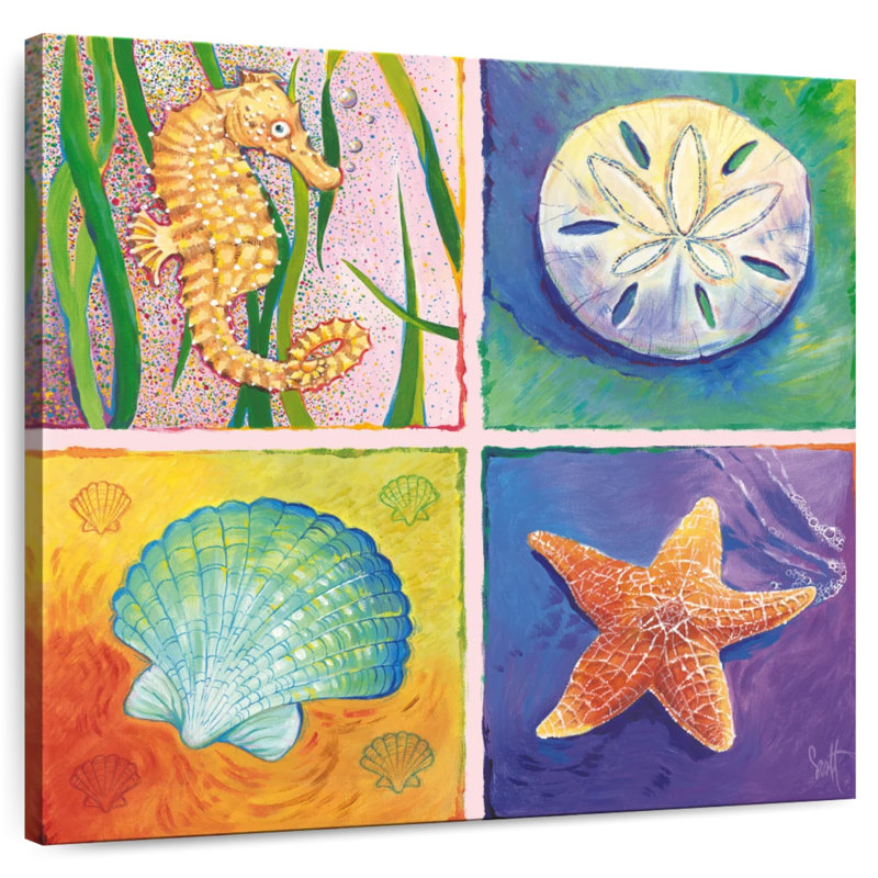 Panneau Aletra Sea Life II, H 10 pi x l 10 pi