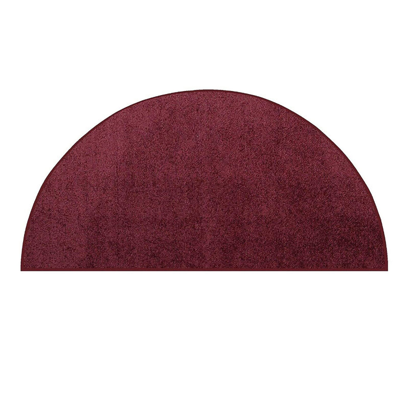Modern Plush Pet and Kids Friendly Solid Color Cranberry Area Rugs, Stain & Fade Resistance, Perfect for Living Room, Dining Room, Bedroom, Playroom and Kidsroom, Event, Wedding, Amberle Rug