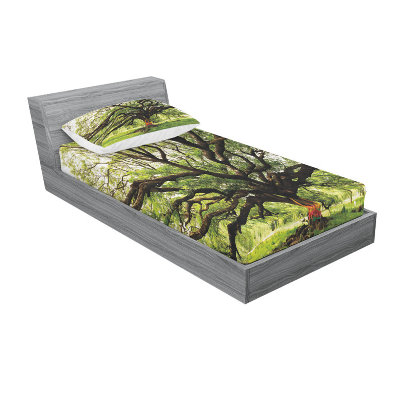 Microfiber Sheet Set, Twin Sheet Set with Fitted Sheet