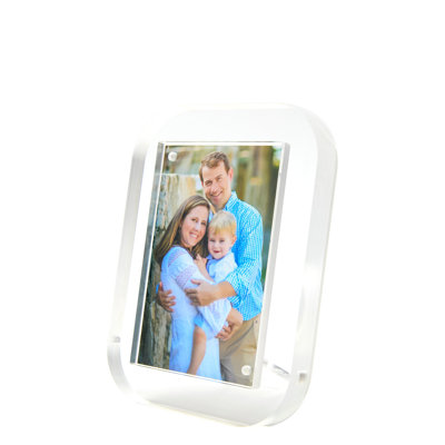 Cadre transparent en acrylique transparent 4 po x 6 po