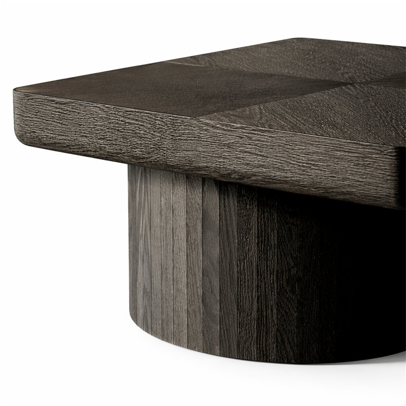 Ensemble de 2 tables basses gigognes Modern, Noir