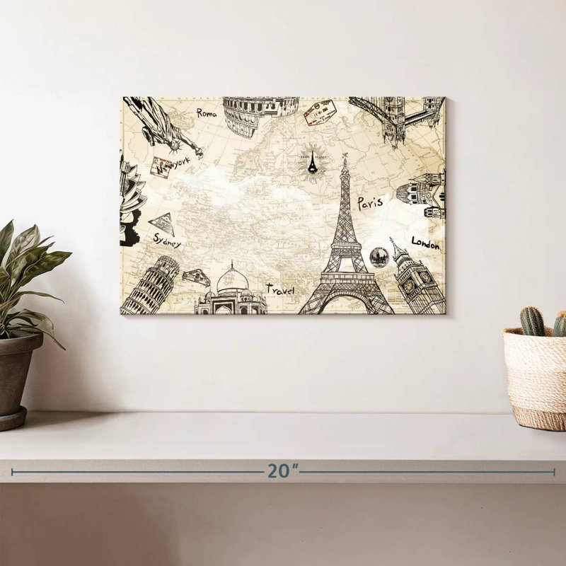 Senne Travel World Adventure, H 8 po x l 12 po