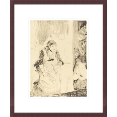«Mlle Bécat» par Edgar Degas, impression giclée encadrée