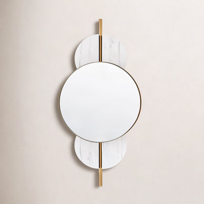 Lori Metal Elongated Wall Mirror