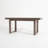 67"HDPE Outdoor Dining Table, Weather-Resistant, Seats 6, Space-Saving Chair-Push-In Design-1638621637