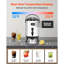Distributeur de boissons isotherme pour boissons chaudes et froides en acier inoxydable-447266799-447266787