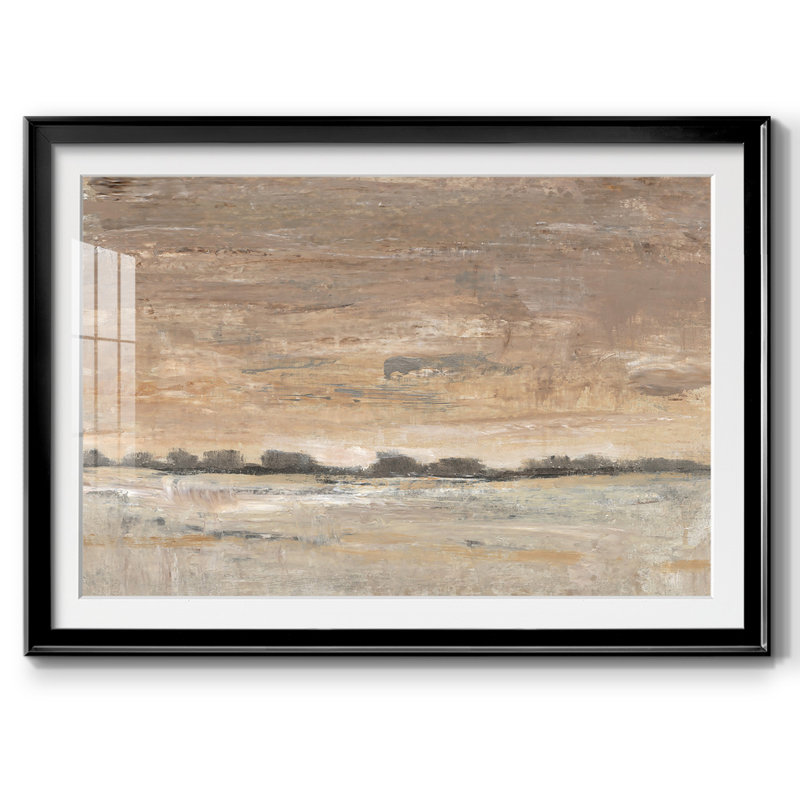 «Early Evening Light I», reproduction d'art sur papier, Noir, H 27 po x l 39 po x P 1,5 po