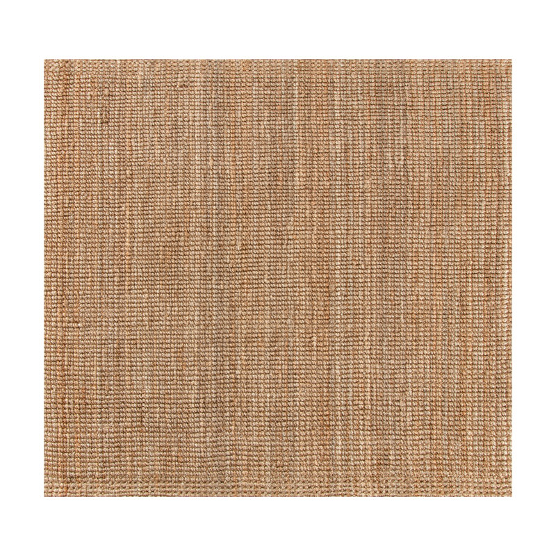 Tapis d'intérieur en jute tissé à la main Asta, Carré 6 pi
