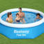 Steffani Polyvinyl Chloride (PVC) Round Inflatable Pool 61cm H x 244cm W x 244cm L