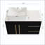 Meuble-lavabo mural 36 po avec lavabo vasque en céramique 36 po