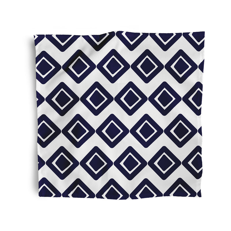 Serviette 22 po Ferrier, Bleu marine