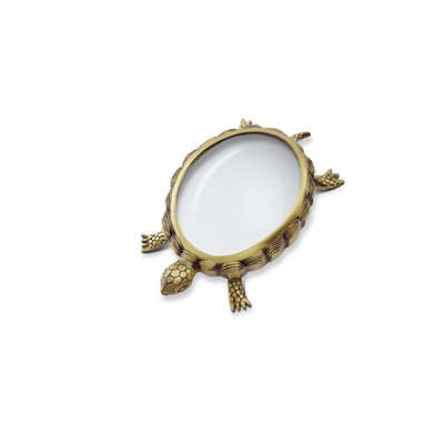 Turtle Magnifier - High Polish Gold