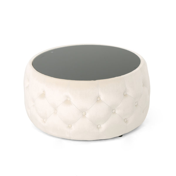 Coffee Table Plush Ottoman