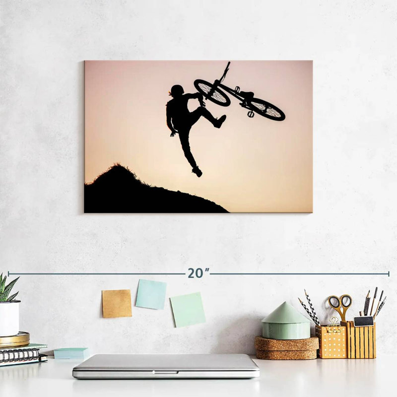 Mehar Mountain Bike Rider, 8" H x 12" W