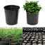 Ensemble de pots à fleurs en plastique 100 pièces Meryem-549256957