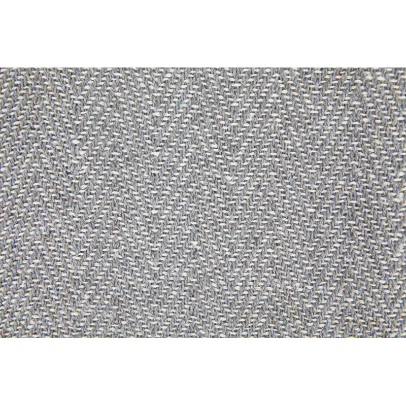 Meurer Throw Blanket, 254cm x 228cm, Silver