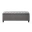 Banc de rangement à plateau capitonné Maniscalco-55060043