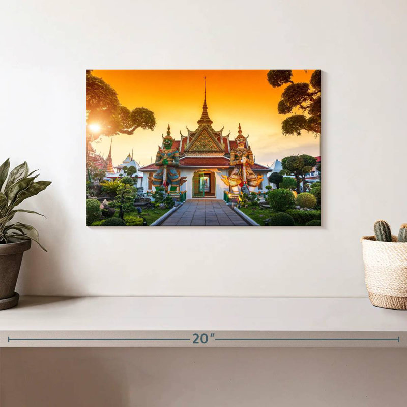 Porte Adella Wat Arun, H 8 po x l 12 po