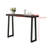 Claude Rectangular Console Table with Shelf – Sleek and Modern Entryway, Hallway, or Sofa Table with Trapezoidal Legs-1619113772