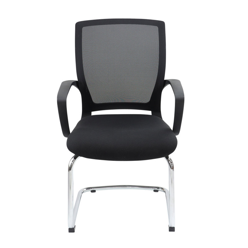 Black Mesh Back Visitors Chair