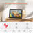 Wifi Digital Picture Frame, 1280X800 HD IPS Touch Screen Photo Frame Electronic, 32GB Memory, Auto-Rotate, Wall Mountable, Share Photos/Videos Instantly Via App From Anywhere