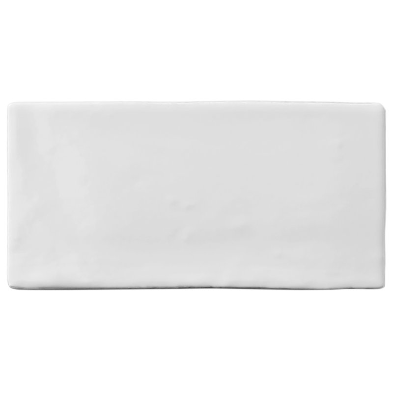 Lancaster 3x6 Polished Ceramic Subway Tile, White
