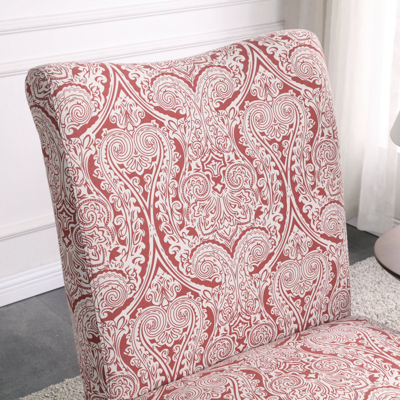 fauteuil de chambre Marimon, Cachemire ruby