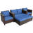 6 - Person Patio Conversation Set with Cushions-1615104336