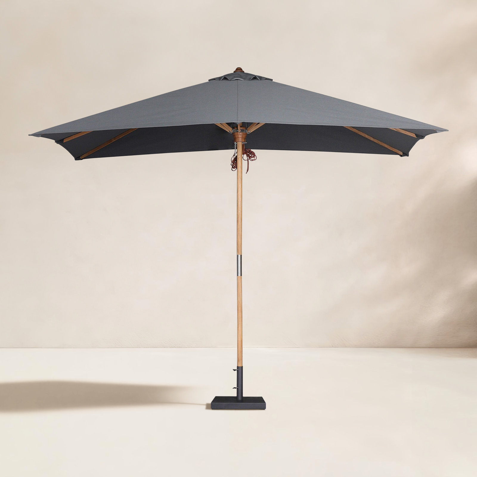Nadira 9.8' Market Umbrella, Gray