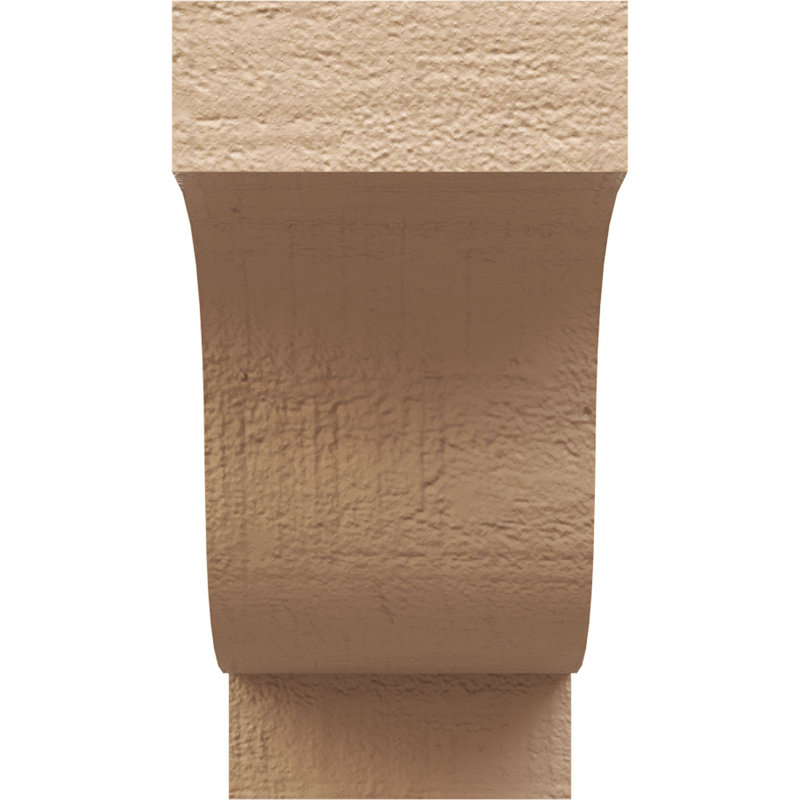 Queue de chevron Newport Woodgrain TimberThane, brun clair apprêté, H 4 po x l 28 po x P 2 po