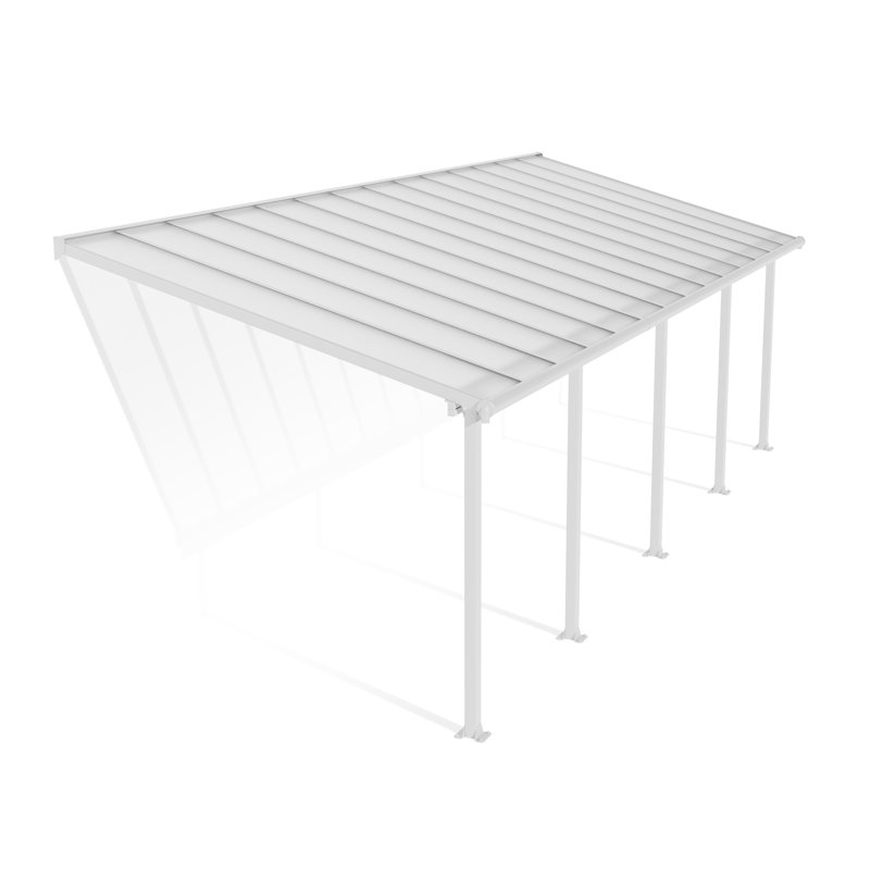 Olympia Awning, White, 3m H x 8.6m W x 3m D
