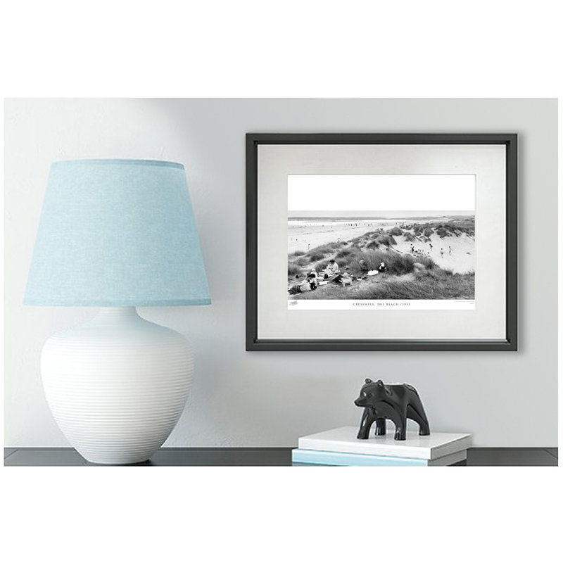 Cresswell, The Beach C1955 - Single Picture Frame Print, 28cm H x 36cm W x 2.3cm D
