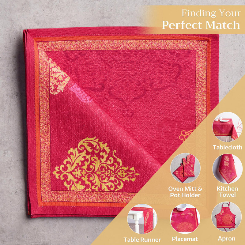Serviettes 100 % coton Maison d'Hermine Versailles - 20 po x 20 po