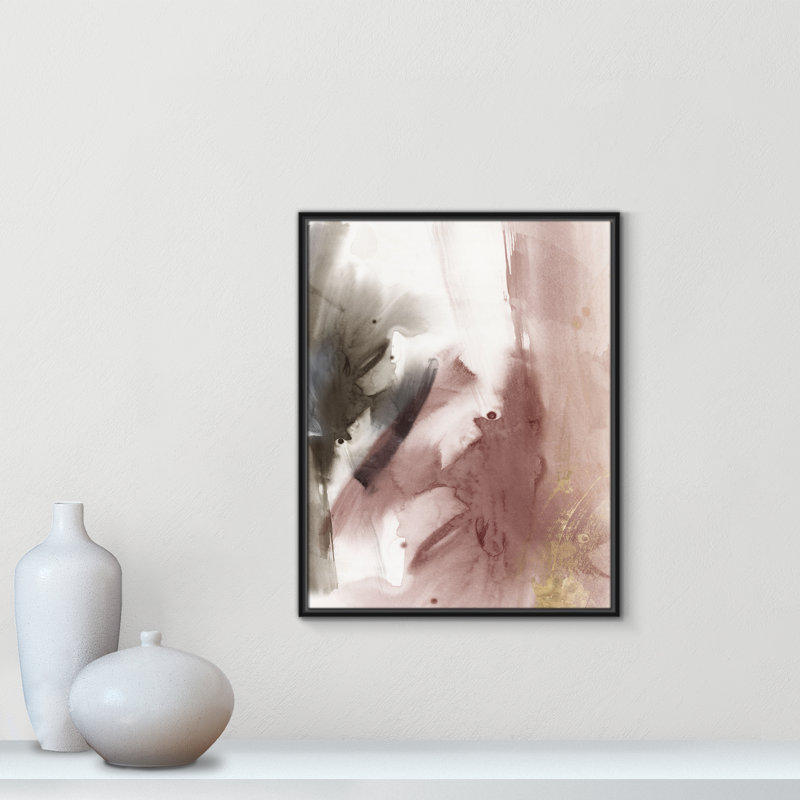 Impression stratifiée II par Casa Fine Arts, Noir, H 29,5 po x l 23,5 po