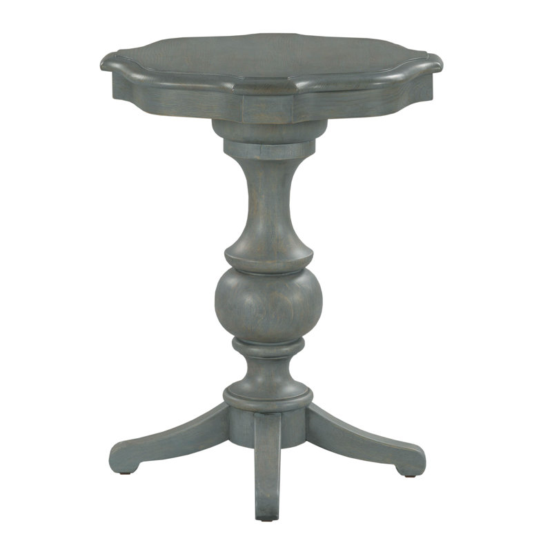Hisbe Solid Wood End Table