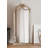 European-Style Vintage Carved Polyurethane Frame Wall-Mounted Full-Length Mirror-117601608