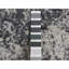Tapis gris en laine et en soie noué à la main 3 pi x 4 pi 10 po 667C0D0DAFBC4B1CB3446FC9DAEB9A01